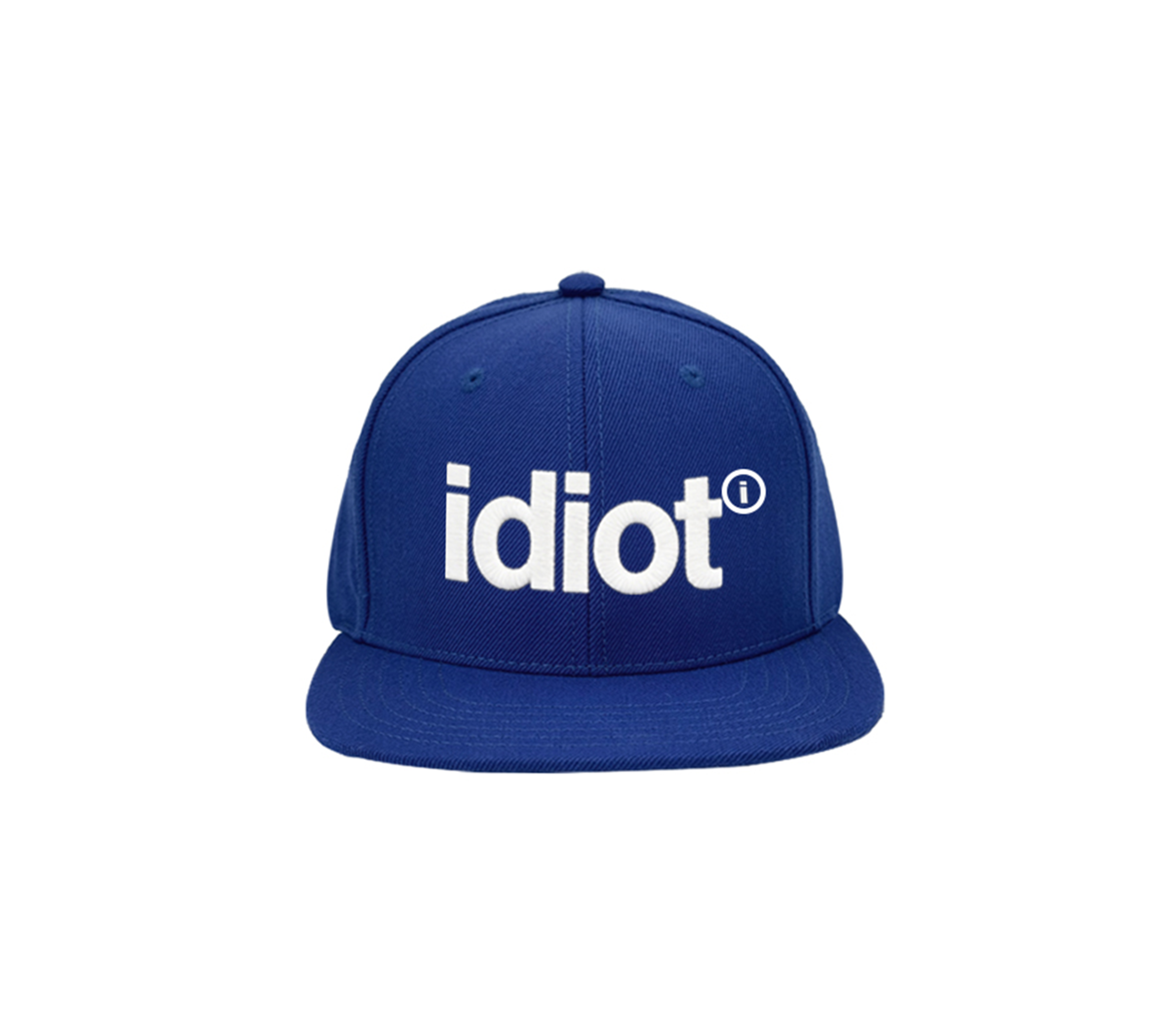 ROYAL BLUE idiot SNAPBACK